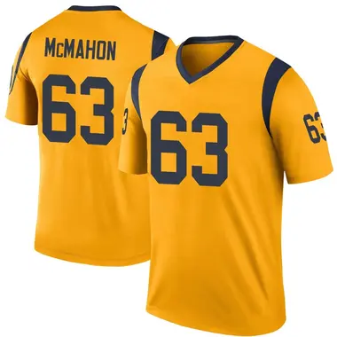 Men's Nike Los Angeles Rams Dylan McMahon Color Rush Jersey - Gold Legend