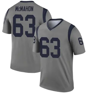 Men's Nike Los Angeles Rams Dylan McMahon Inverted Jersey - Gray Legend