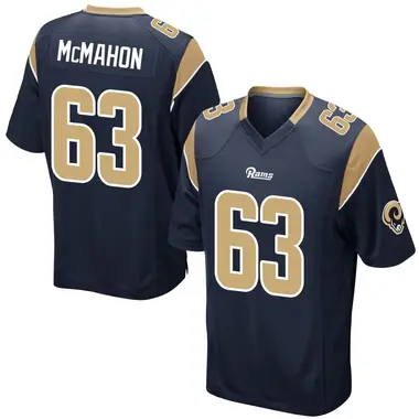 Men's Nike Los Angeles Rams Dylan McMahon Team Color Jersey - Navy Game
