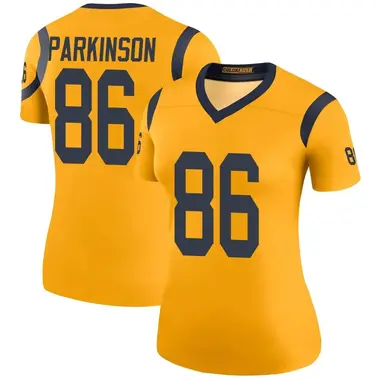 Women's Nike Los Angeles Rams Colby Parkinson Color Rush Jersey - Gold Legend