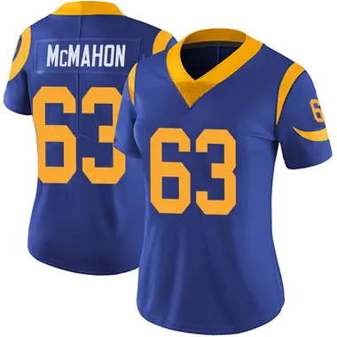 Women's Nike Los Angeles Rams Dylan McMahon Alternate Vapor Untouchable Jersey - Royal Limited