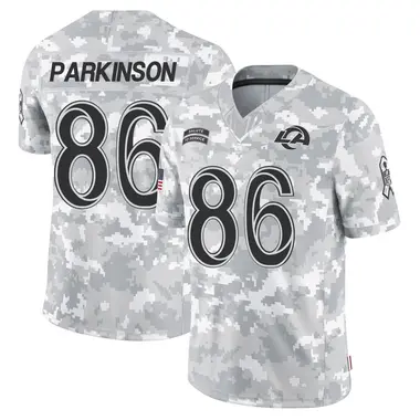 Youth Nike Los Angeles Rams Colby Parkinson 2024 Salute to Service Jersey - Arctic Camo Limited