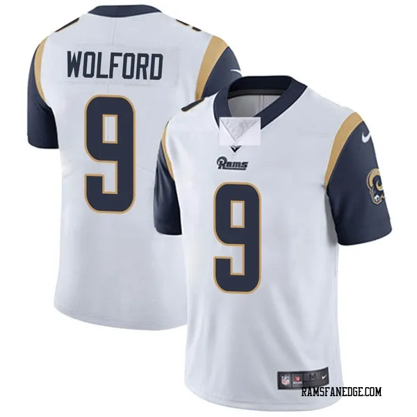 Youth Nike Los Angeles Rams John Wolford Vapor Untouchable ...